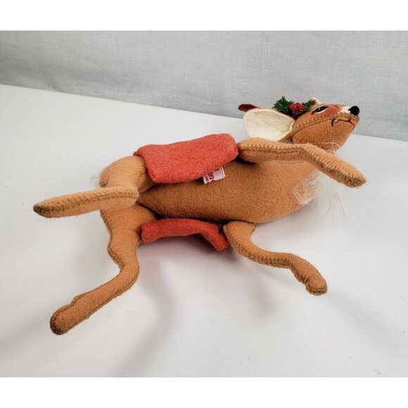 Annalee Dolls 8" Reindeer With Saddlebags Carrying Letters 1998 - Picture 12 of 16